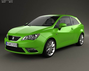 Seat Ibiza SC 2013 3D Model