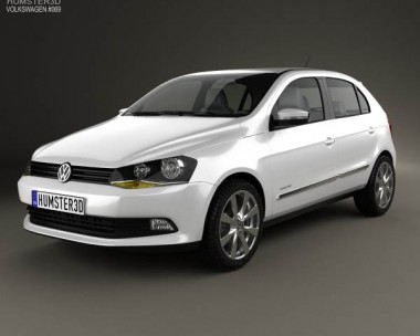 Volkswagen Gol 5-door 2012 3D Model