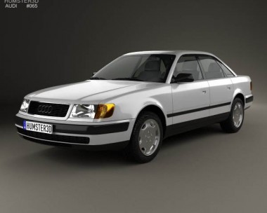 Audi 100 (C4) sedan 1991 3D model