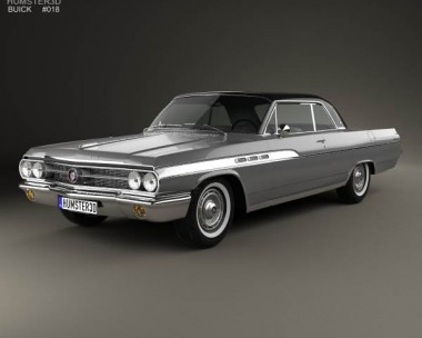 Buick Wildcat convertible 1963 3D Model