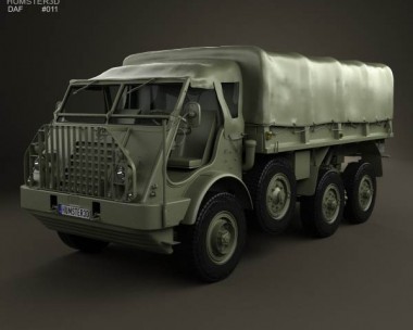 DAF YA 328 1952 3D Model