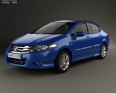 Honda City 2012 3D Model