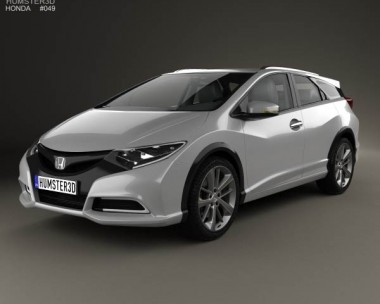 Honda Civic tourer 2013 3D Model