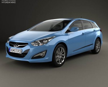 Hyundai i40 Tourer EU 2012 3D Model