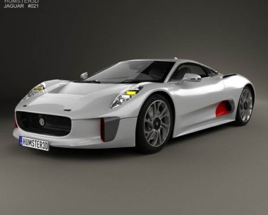 Jaguar C-X75 2013 3D Model