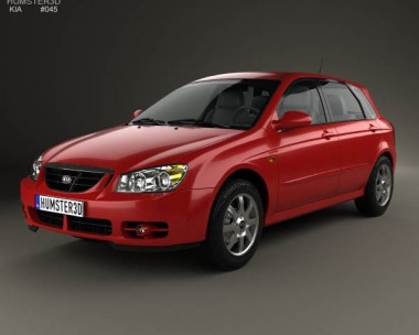 Kia Cerato (Spectra) hatchback 2004 3D model