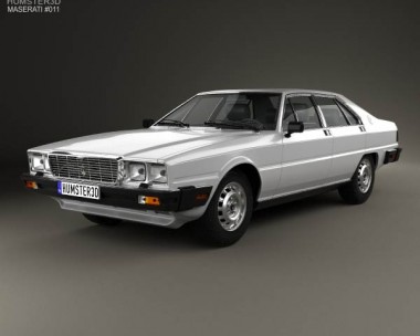 Maserati Quattroporte (Royale) 1979 3D model