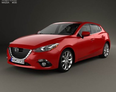 Mazda 3 hatchback 2014 3D Model