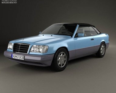 Mercedes-Benz E-class convertible 1993 3D model