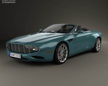 Aston Martin DB9 Spyder Zagato Centennial 2014 3D Model