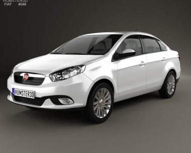 Fiat Siena 2012 3D Model