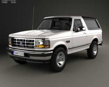 Ford Bronco 1992 3D model