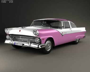 Ford Crown Victoria 1955 3D Model