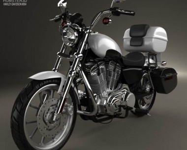 Harley-Davidson XL883L Police 2013 3D model