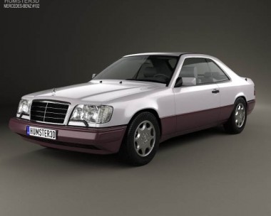 Mercedes-Benz E-class coupe 1993 3D model