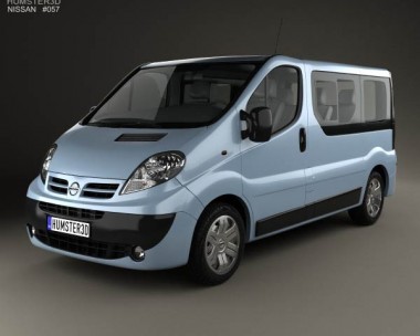 Nissan Primastar Passenger Van 2006 3D model