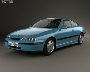 Opel Calibra 1990 3D Model