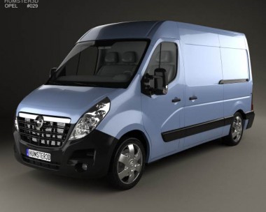 Opel Movano Panel Van 2010 3D model