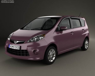 Perodua Alza 2009 3D Model