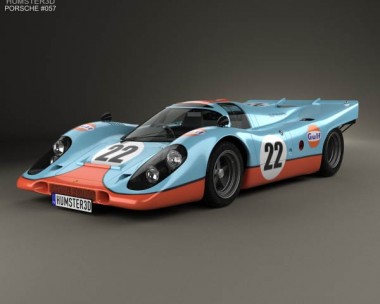 Porsche 917 K 1969 3D model