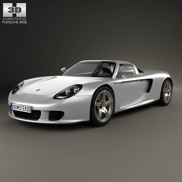 Porsche Carrera GT (980) 2004 - Car 3D models store