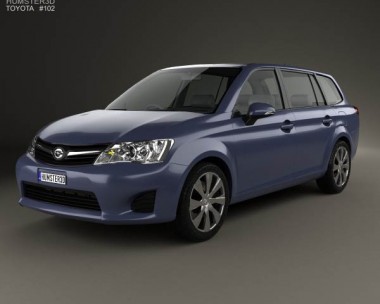 Toyota Corolla Fielder 2012 3D Model