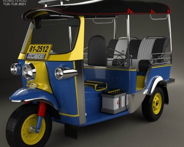 Tuk-Tuk Thailand 1980 3D model