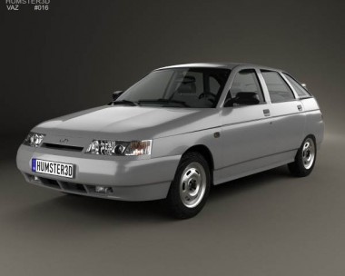 VAZ Lada 2112 hatchback 1995 3D model