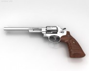 Smith & Wesson Model 29 8 inch 3d model