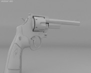 Smith & Wesson Model 29 8 inch 3d model