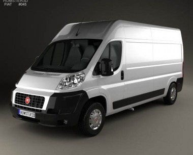 Fiat Ducato Panel Van LWB 2012 3D model