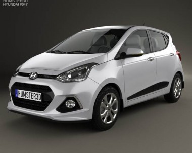 Hyundai i10 2014 3D model