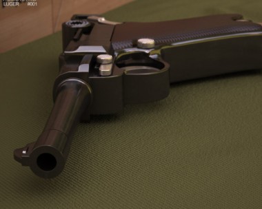 Luger P08 (Parabellum) 3D Model