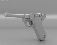 Luger P08 (Parabellum) 3d model