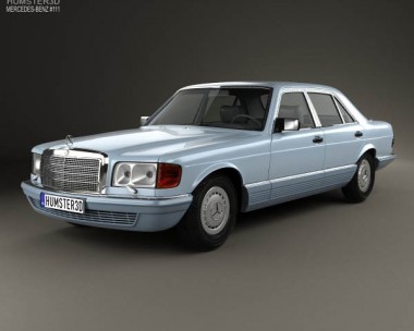 Mercedes-Benz S-Class (W126) 1979 3D Model