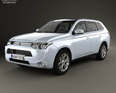 Mitsubishi Outlander PHEV 2013 3D model