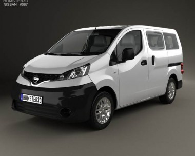 Nissan NV200 combi 2011 3D model