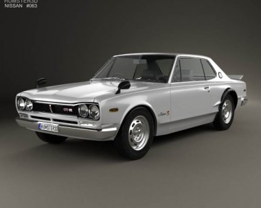 Nissan Skyline (C10) GT-R Coupe 1970 3D Model