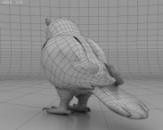 Eurasian Eagle-Owl 3d model