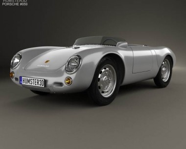 Porsche 550 spyder 1953 3D model