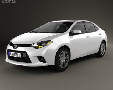 Toyota Corolla LE Eco US 2013 3D Model