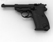 Walther P38 3d model