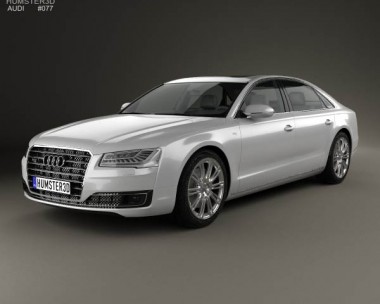 Audi A8 (D4) L 2014 3D Model