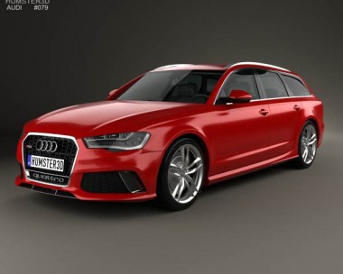 Audi RS6 (C7) avant 2014 3D Model