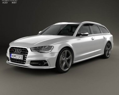 Audi S6 (C7) avant 2014 3D model