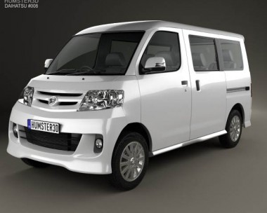 Daihatsu Luxio 2013 3D Model