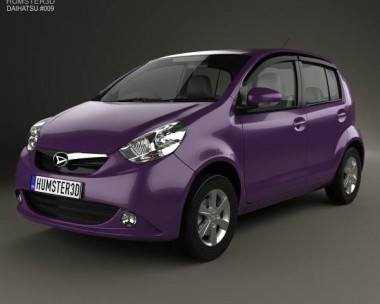 Daihatsu Sirion 2013 3D Model