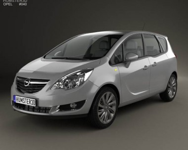 Opel Meriva (B) 2013 3D model