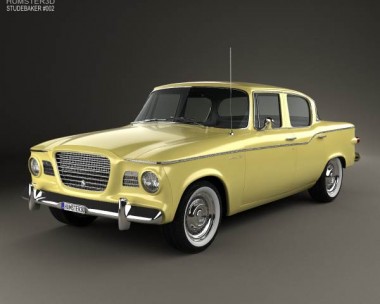 Studebaker Lark sedan 1960 3D model