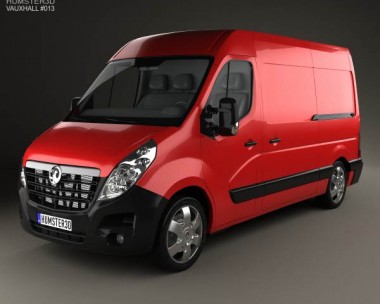 Vauxhall Movano Panel Van 2010 3D Model